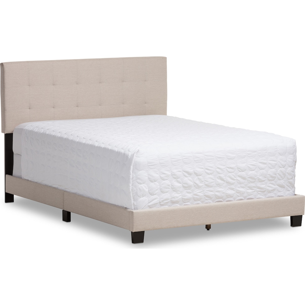 zanab neutral queen bed   