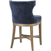 zander blue counter height stool   