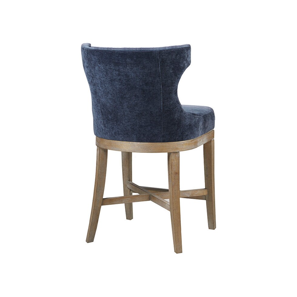 zander blue counter height stool   