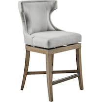 zander gray counter height stool   