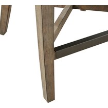 zander gray counter height stool   