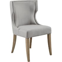 zander gray dining chair   