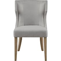 zander gray dining chair   