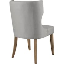 zander gray dining chair   