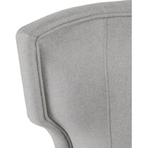 zander gray dining chair   