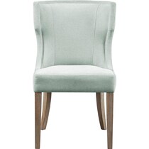 zander green dining chair   