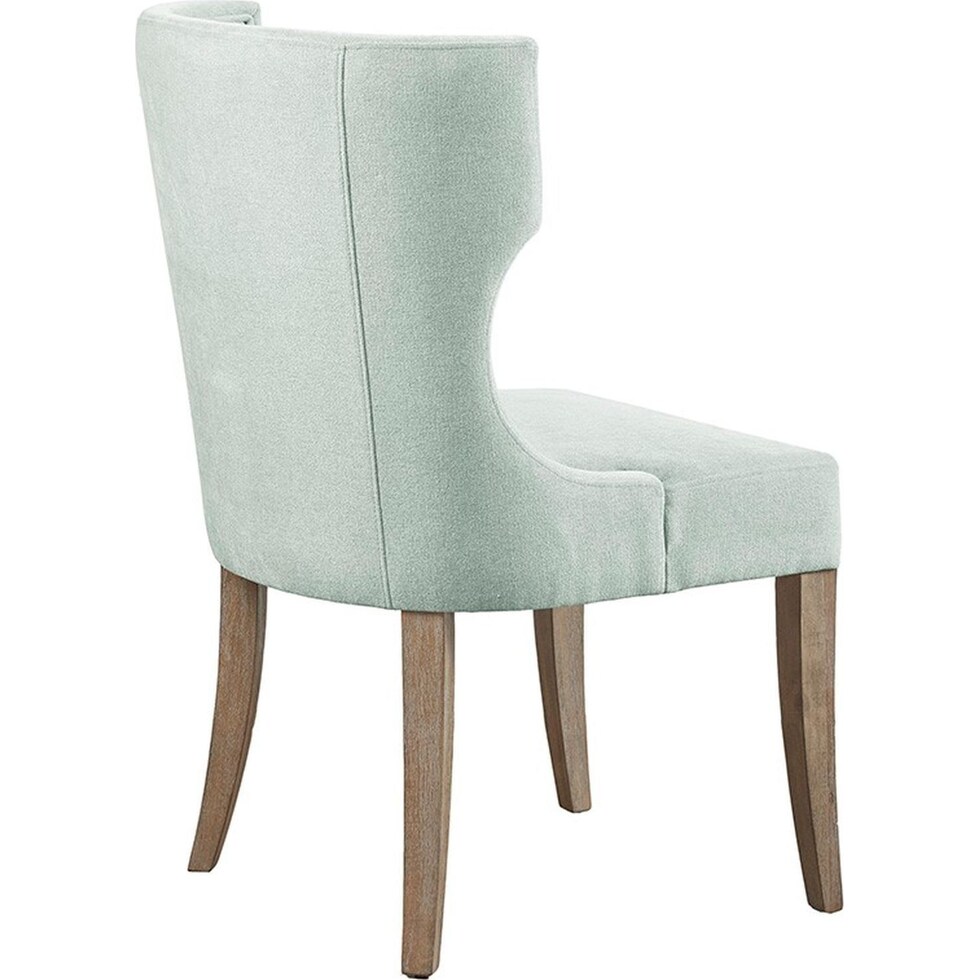 zander green dining chair   