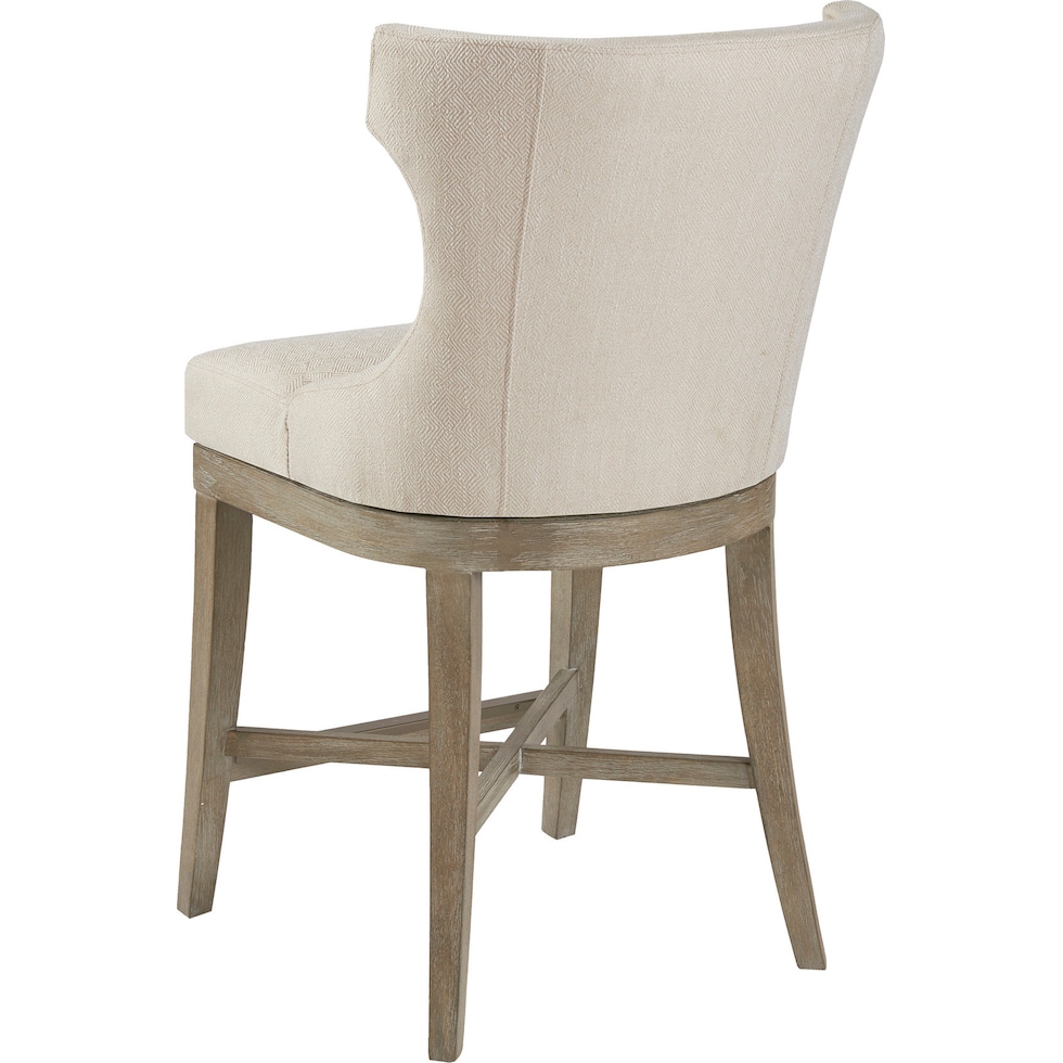 zander white counter height stool   