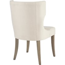 zander white dining chair   