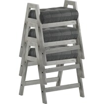 zara gray counter height stool   