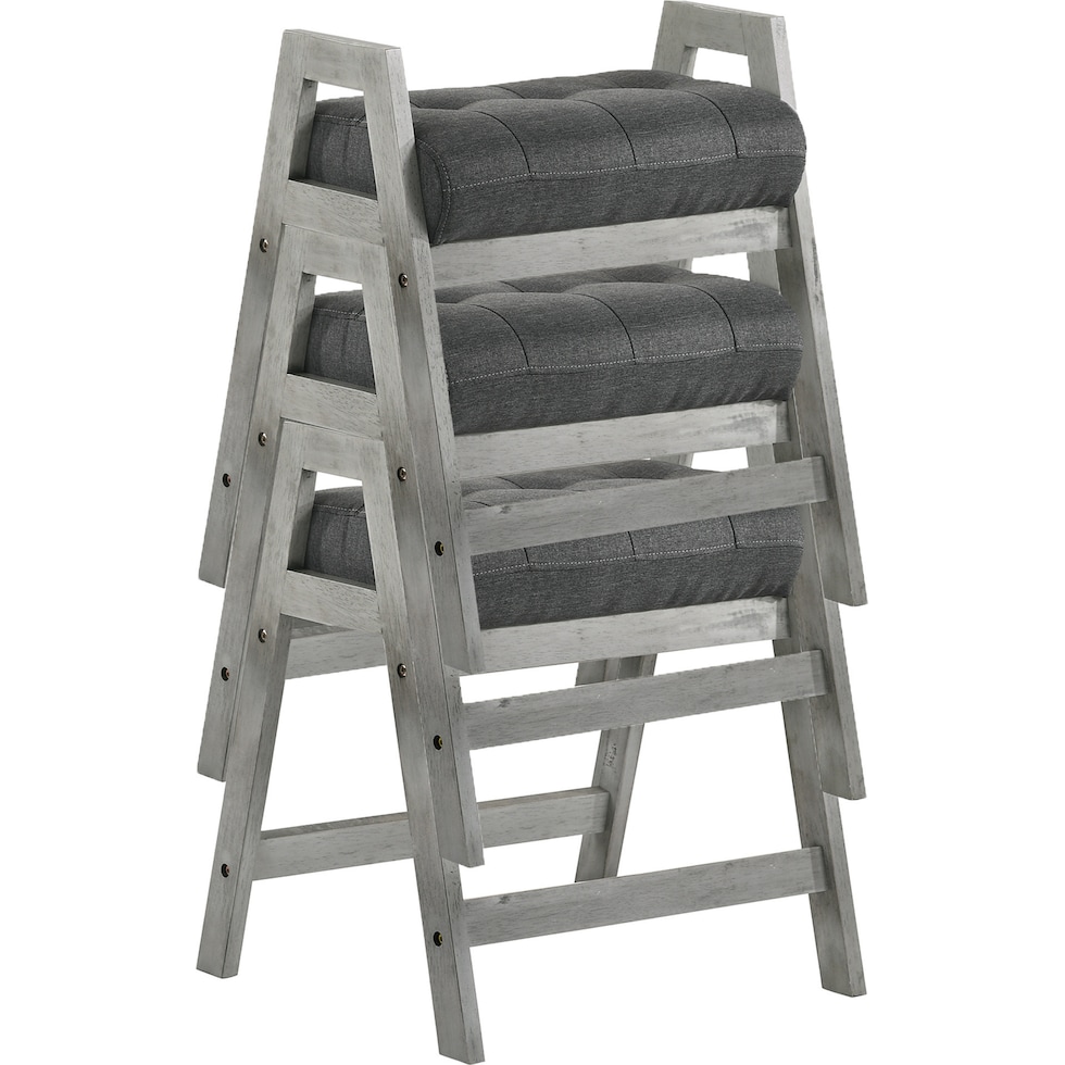 zara gray counter height stool   