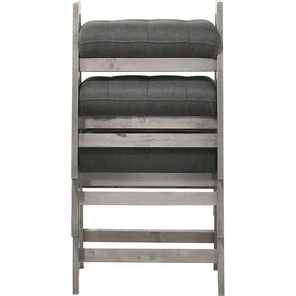 zara gray counter height stool   