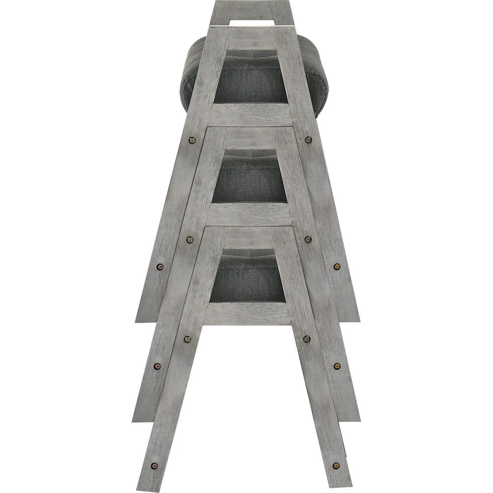zara gray counter height stool   