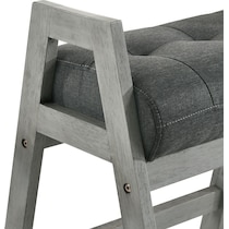 zara gray counter height stool   