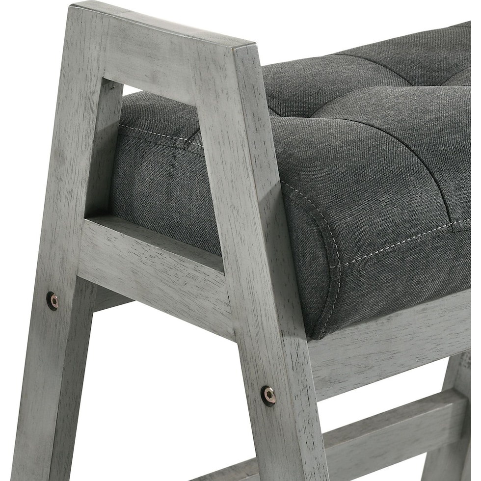 zara gray counter height stool   