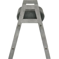 zara gray counter height stool   