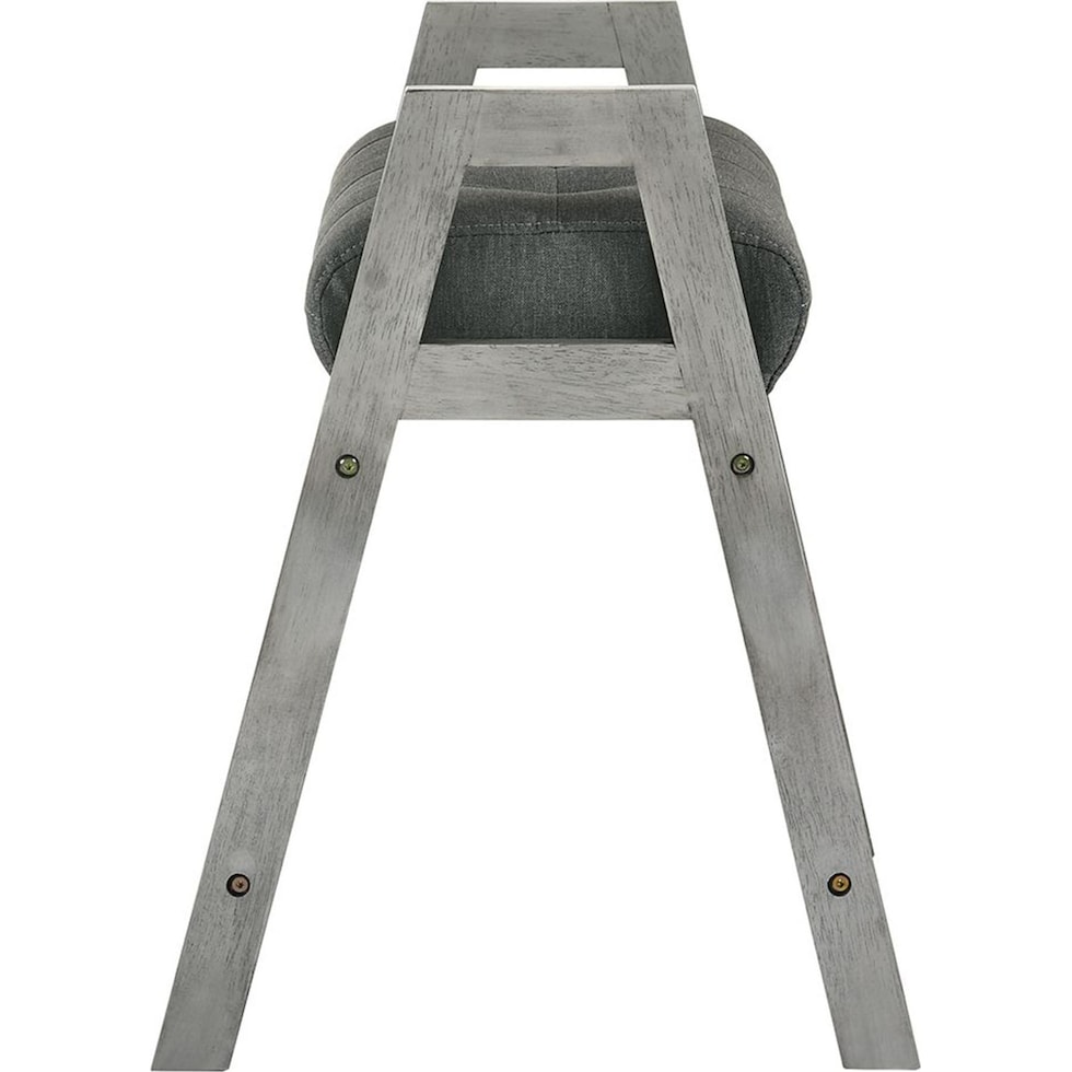 zara gray counter height stool   