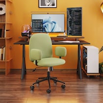 zara green office chair   