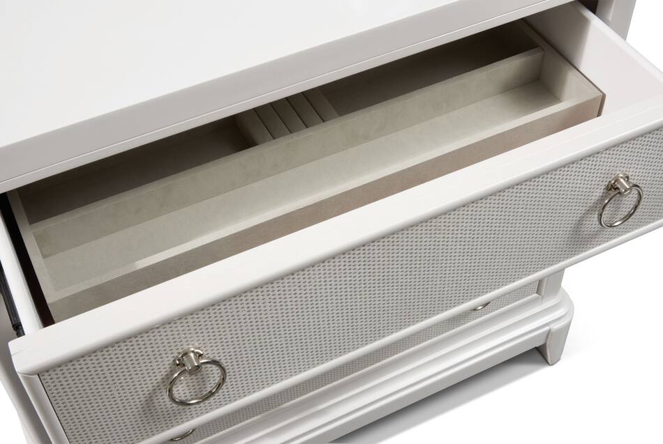 Zarah Nightstand and Mirror Value City Furniture