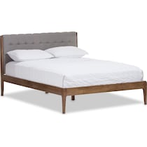 zarina gray king bed   