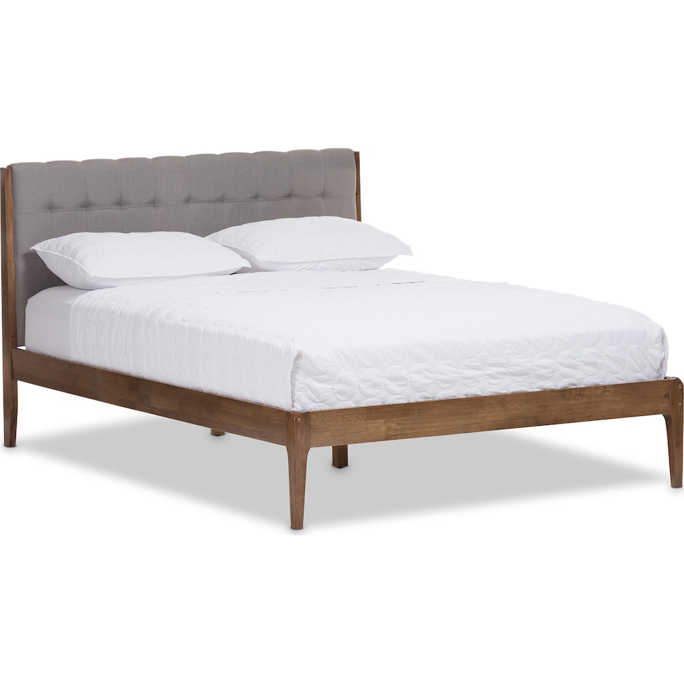 zarina gray king bed   