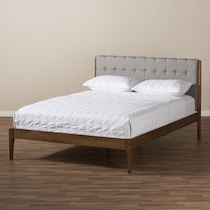 zarina gray king bed   