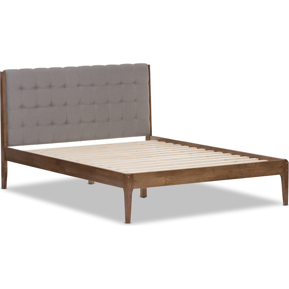 zarina gray king bed   