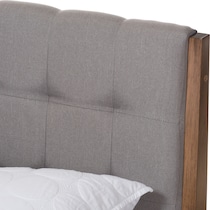 zarina gray king bed   