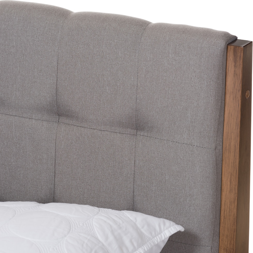 zarina gray king bed   