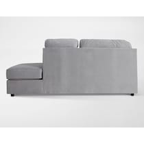 zaya gray sectional   