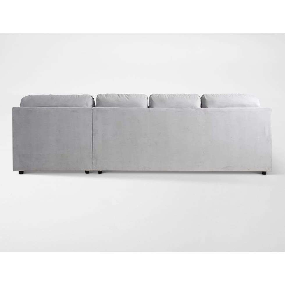zaya gray sectional   