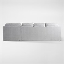 zaya gray sectional   