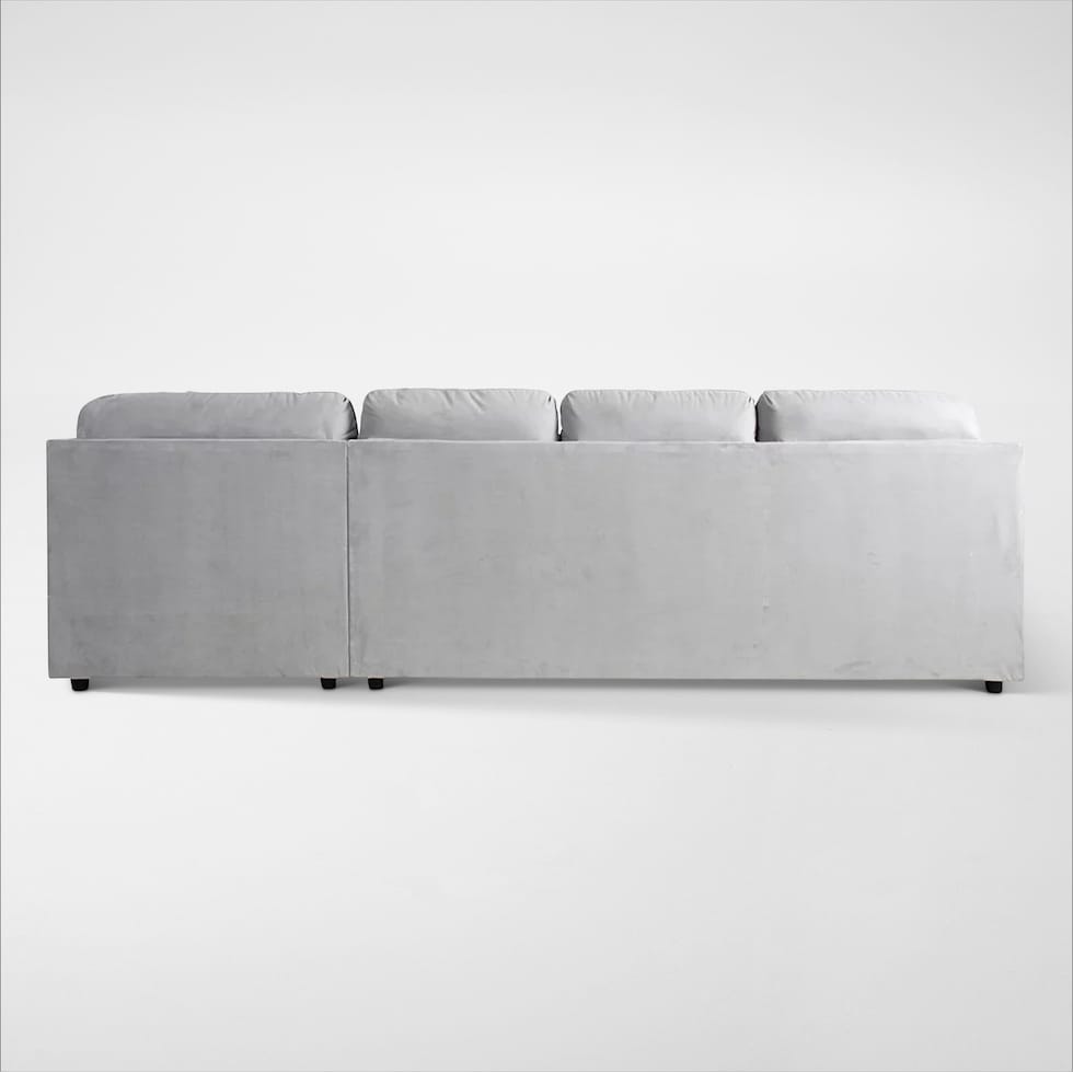 zaya gray sectional   