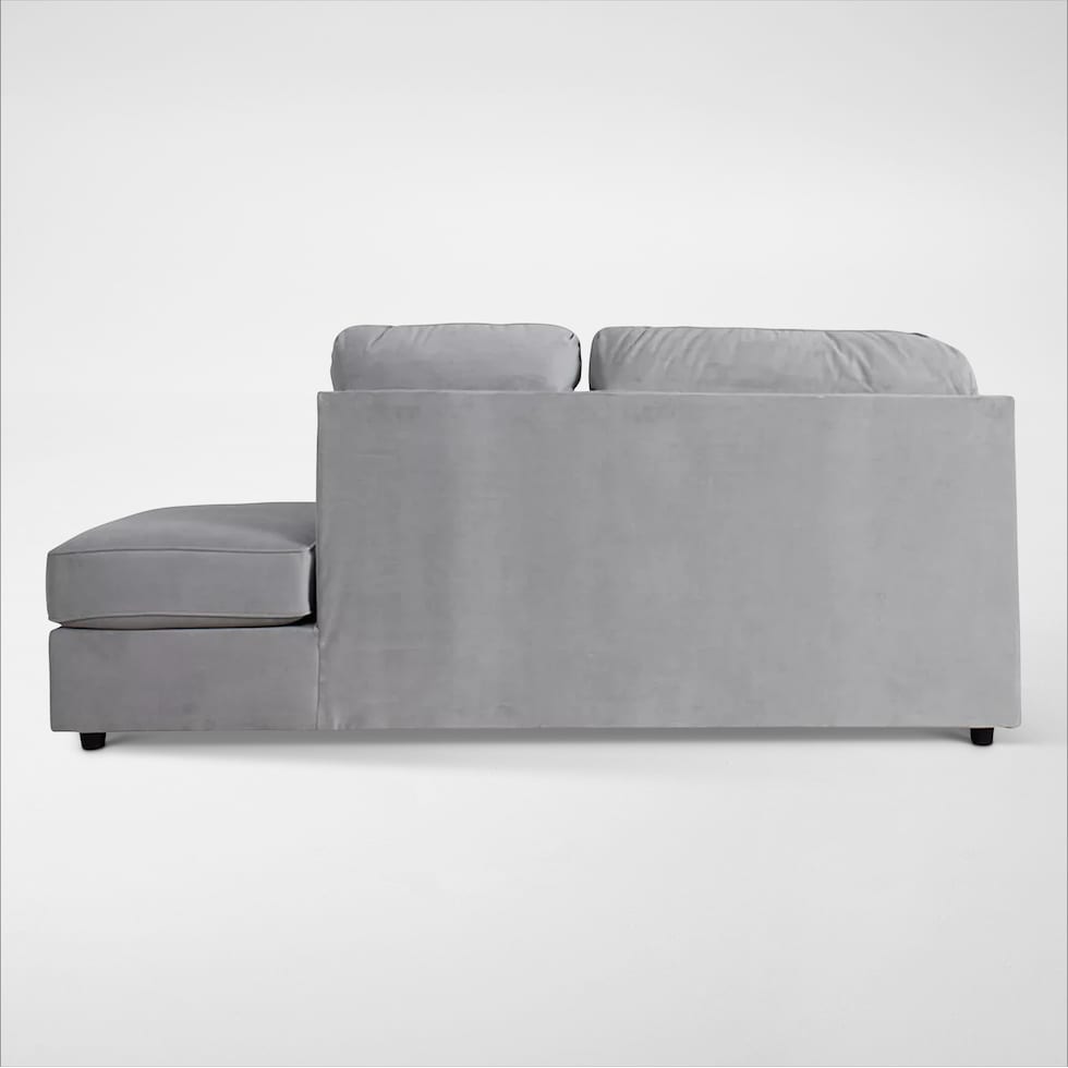 zaya gray sectional   