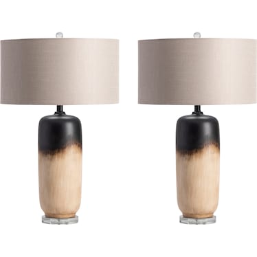 Zealand 29" Table Lamp Set