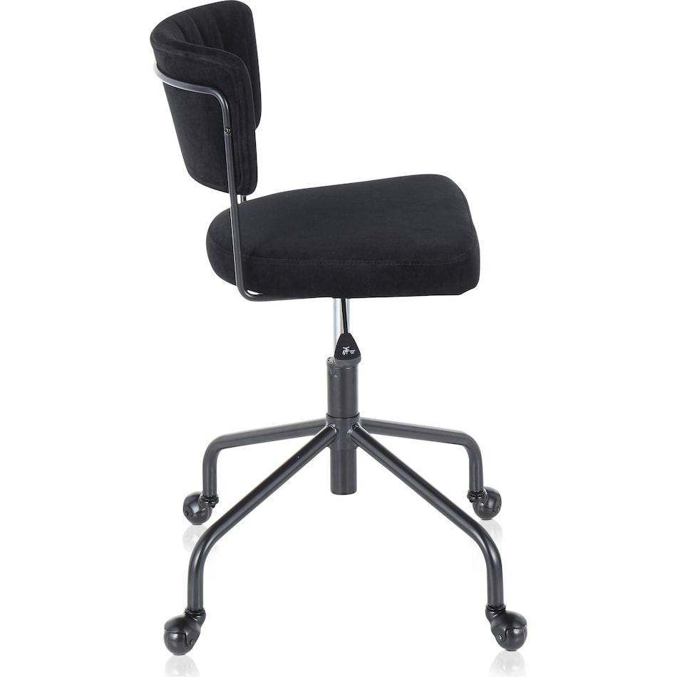 zella black office chair   