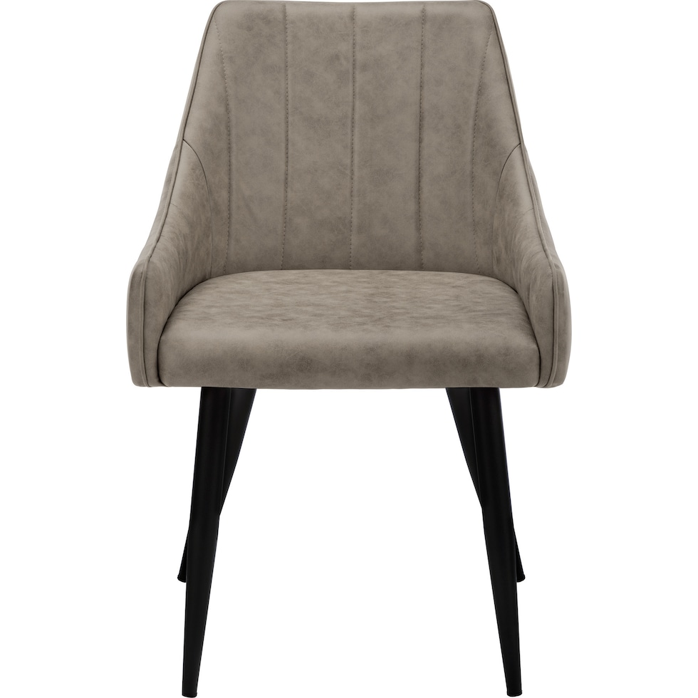 zia beige black chair   