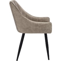 zia beige black chair   