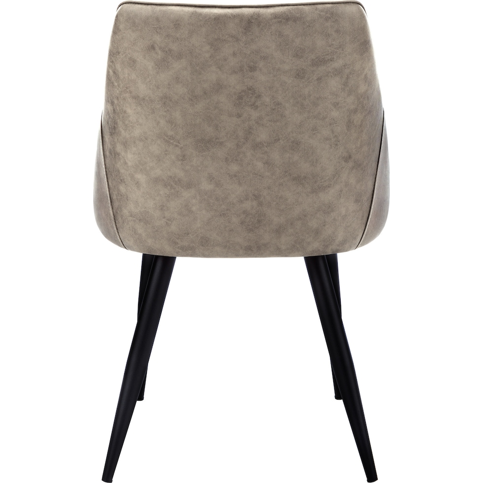 zia beige black chair   