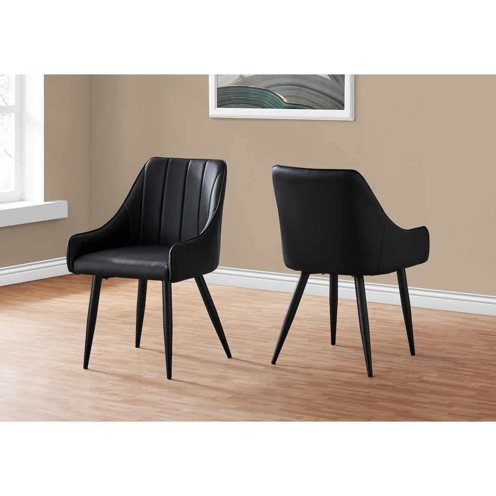 zia black chair   