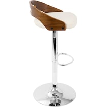zigmund white bar stool   