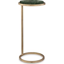 zinnia gold accent table   