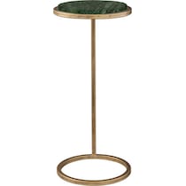 zinnia gold accent table   