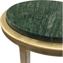 zinnia gold accent table   