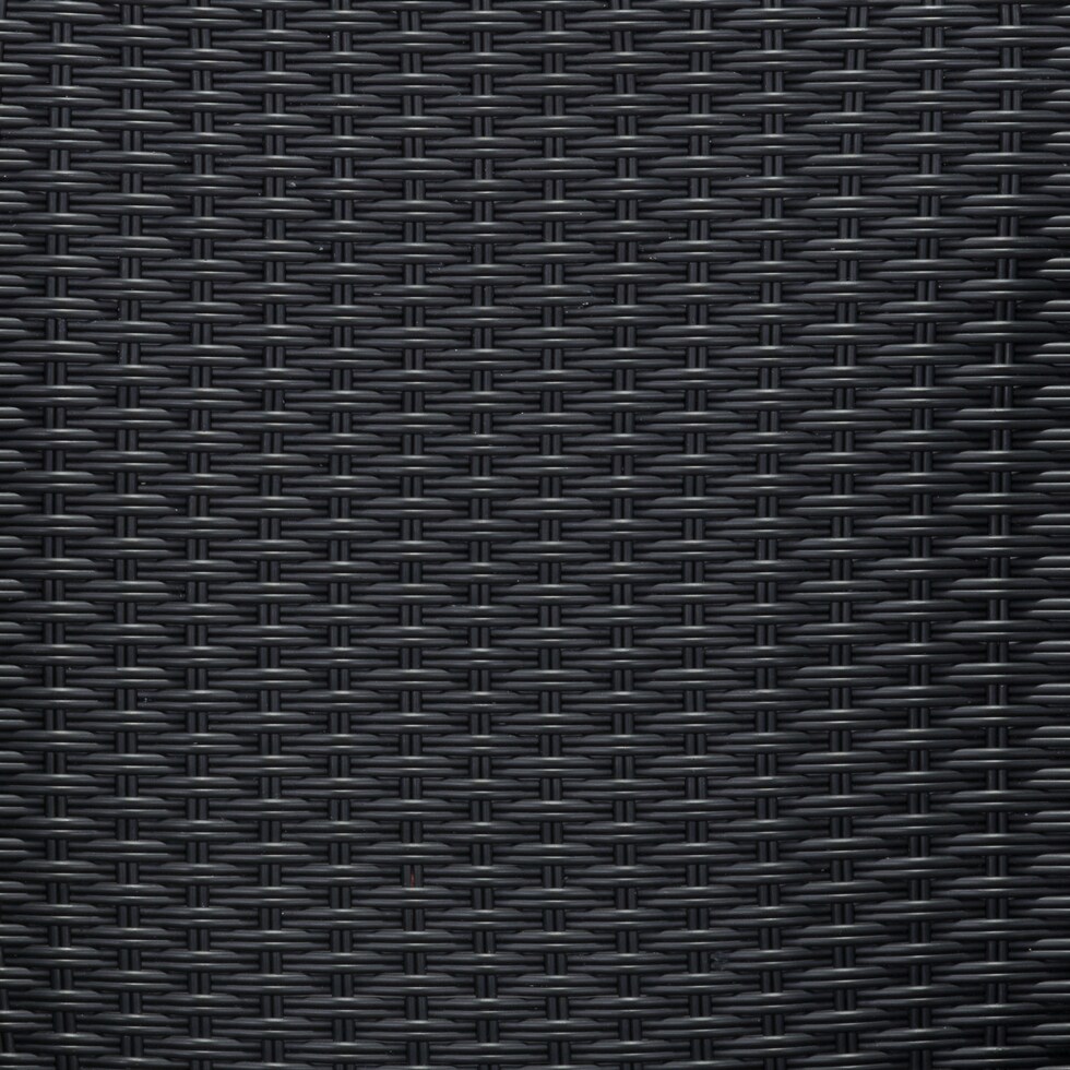 zion black outdoor stool   
