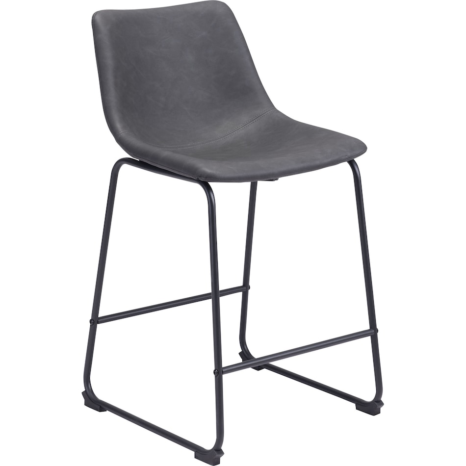 zion gray counter height stool   