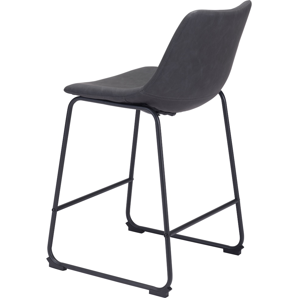 zion gray counter height stool   