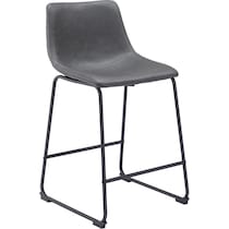 zion gray counter height stool   
