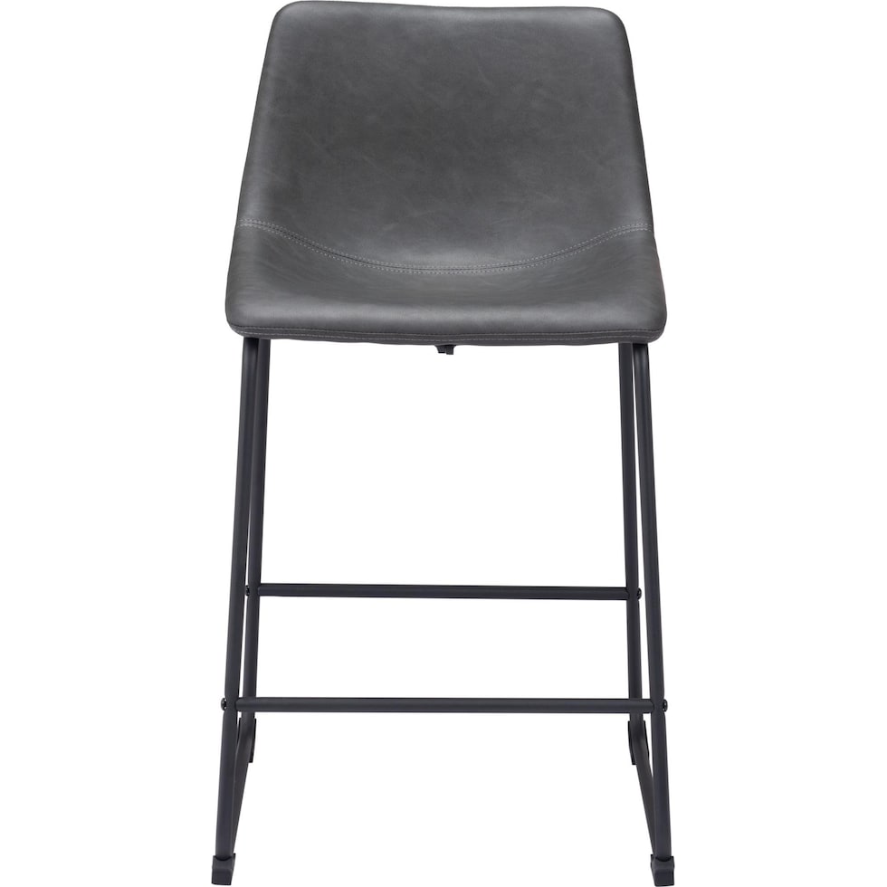 zion gray counter height stool   