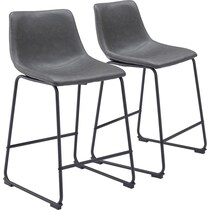 zion gray counter height stool   